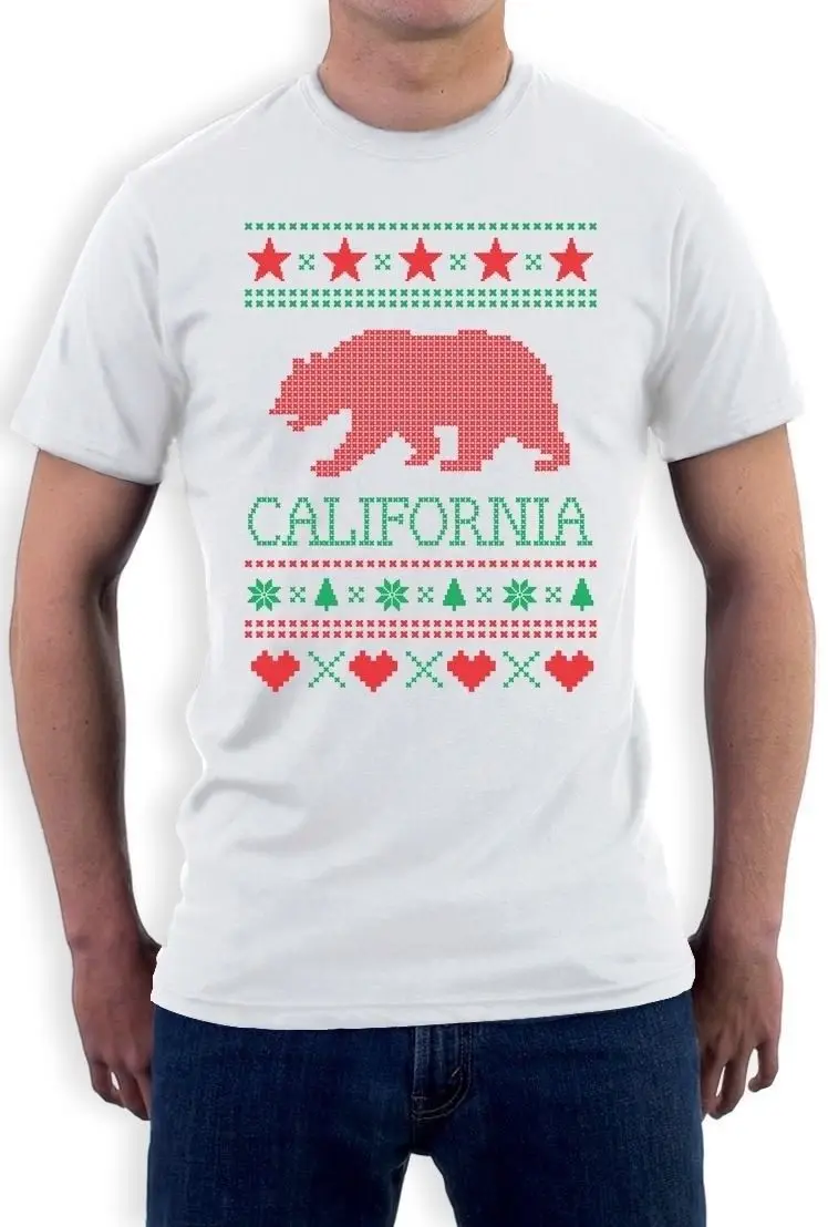Новейшая модель 2019 Мужская Мода медведь Cali уродливые Рождественский