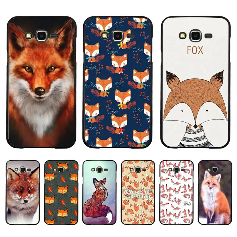 

Anime funny foxs lovely cute Phone Case For Samsung Galaxy J4plus J6 J5 J72016 J7prime for J7Core J6plus