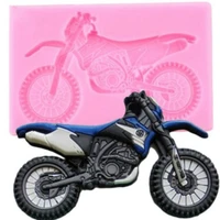 cool motor bike cake decorating silicone chocolate mold gum paste sugar topper mould