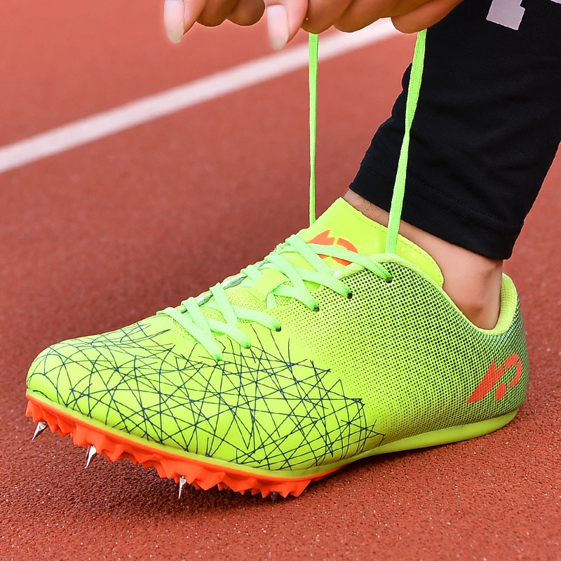 Trail спортивные спортивная обувь для мужчин spike подножка Шипы атлетика sprint мужской женский ногти кроссовки, обувь для занятий спортом