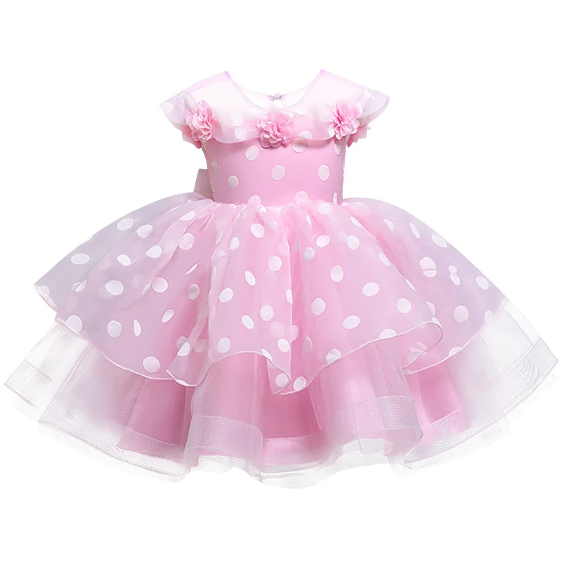 Vestido Neonatal Summer Baby Girl Dress 0-3Years Girls Birthday Dresses flower party princess dress clothes |