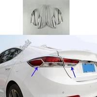 for hyundai elantra avante 2016 2017 2018 2019 2020 car rear back light lamp hood molding frame stick abs chrome cover trim part