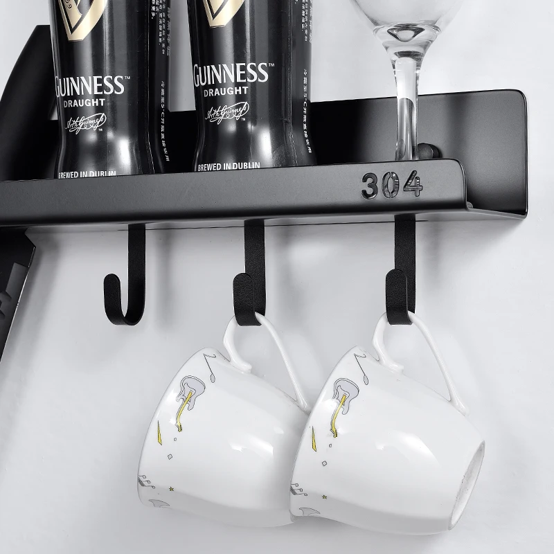 Полка для ванной комнаты черные полки из нержавеющей стали угловая полка душа