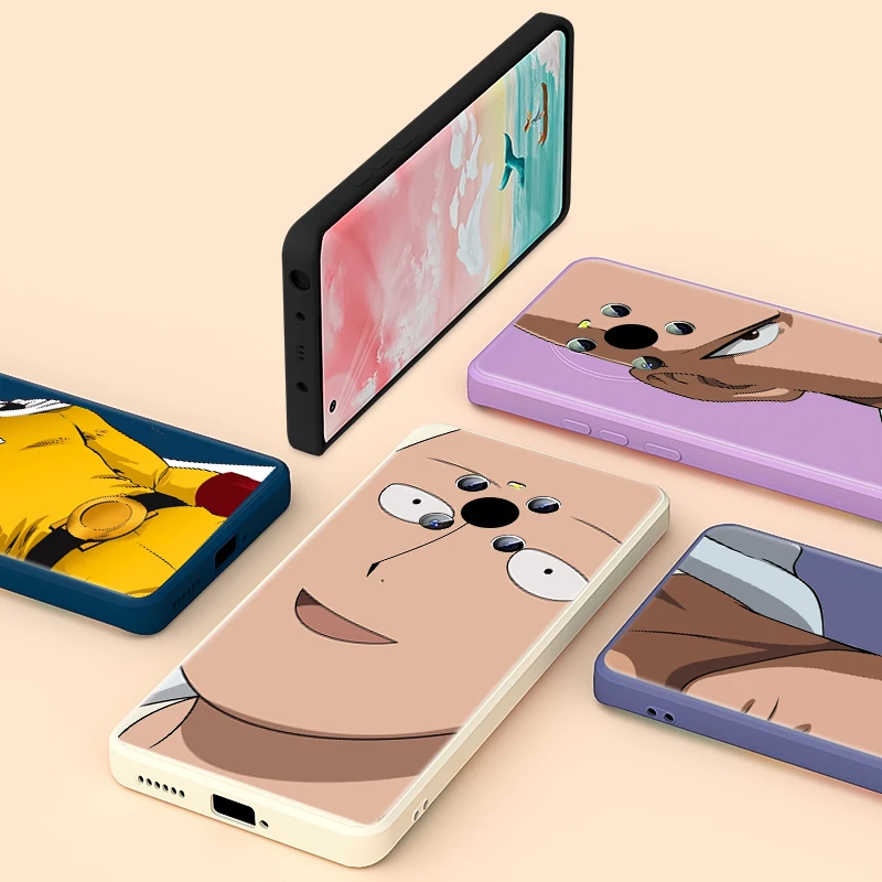 

Japan Anime One Punch Man For Huawei Mate 40 30E Honor 50 50 30 20 10X 9S 5G SE Lite Pro Soft Liquid Silicone Phone Case