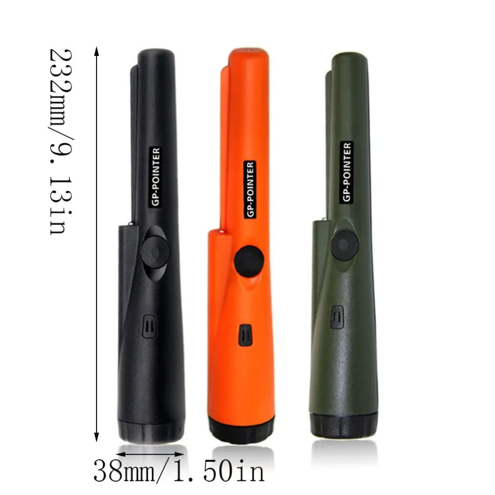 

Durable Professional Light Handheld Metal Detector Waterproof Pinpointer Pin Pointer Probe With Holster