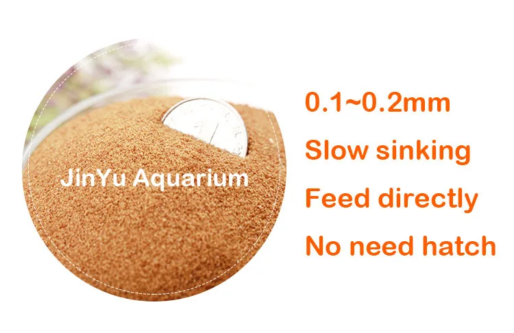 Brine shrimp Детская рыба пища морская вода для креветок яйцо Артемия осыпание яйцо детская рыба корм аквариум для тропических рыбок соленая рыба Гуппи betta рыба еда - Цвет: Brine shrimp