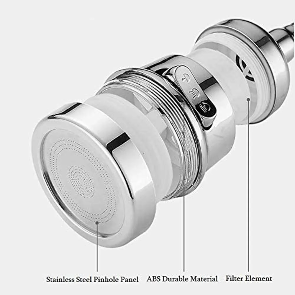 

3Modes Kitchen Water Faucet Aerator Home Pressure Water Diffuser Bubbler Water Saving Filter Shower Head Nozzle Tap Connector