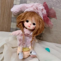 ob11 doll 18 bjd doll with makeup with wigclothesheadweareyes full set just no shoes 6 8 6