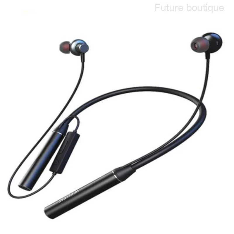 

GYM530 Bluetooth 5.0 Neck-mounted Noise Reduction Sports Earphones In-ear Stereo Headphones Magnetic Handsfree Headset TF Card