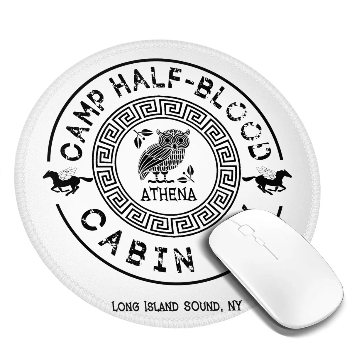 

Percy Jackson Mouse Pad Cabin Six Athena Percy Jackson Camp Half Blood Rubber Table Mousepad Fantasy Cheap Print Mouse Mat