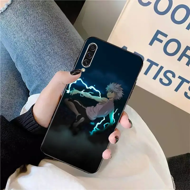 

Hunter X Hunter Killua Zaoldyeck Phone Case For Samsung A40 A31 A50 A51 A71 A20S S8 S9 Plus note 20 ultra