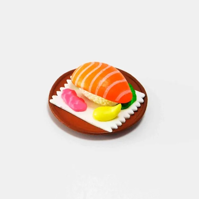 Японские оригинальные быки, 4 шт., кухня, суши, конфеты, еда, игрушки, подходящие лесным животным, аксессуары, мебель, игрушки - Цвет: B