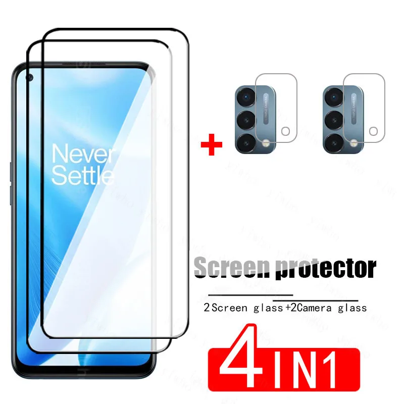 

Закаленное стекло для OnePlus Nord N200 5G, стекло с полным покрытием для One Plus Nord N200, тонкая защита экрана, Защитная пленка для объектива камеры