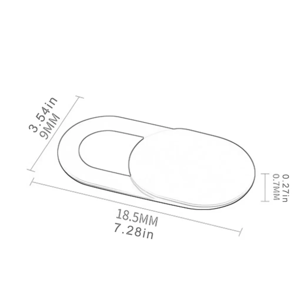 

WebCam Cover Shutter Magnet Slider Plastic For iPhone Web Laptop PC For iPad Tablet Camera Mobile Phone Privacy Sticker