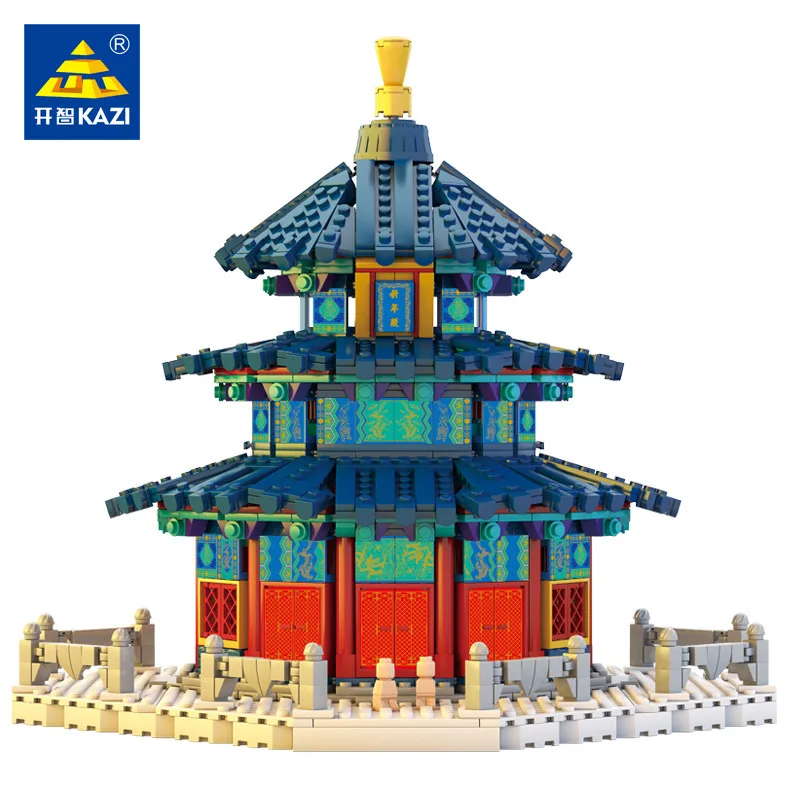 

1736PCS KY2001 Creative Chinese Traditional Architecture Bricks Beijing Tiantan Model Building Blocks Bricks Toy Birthday Gift