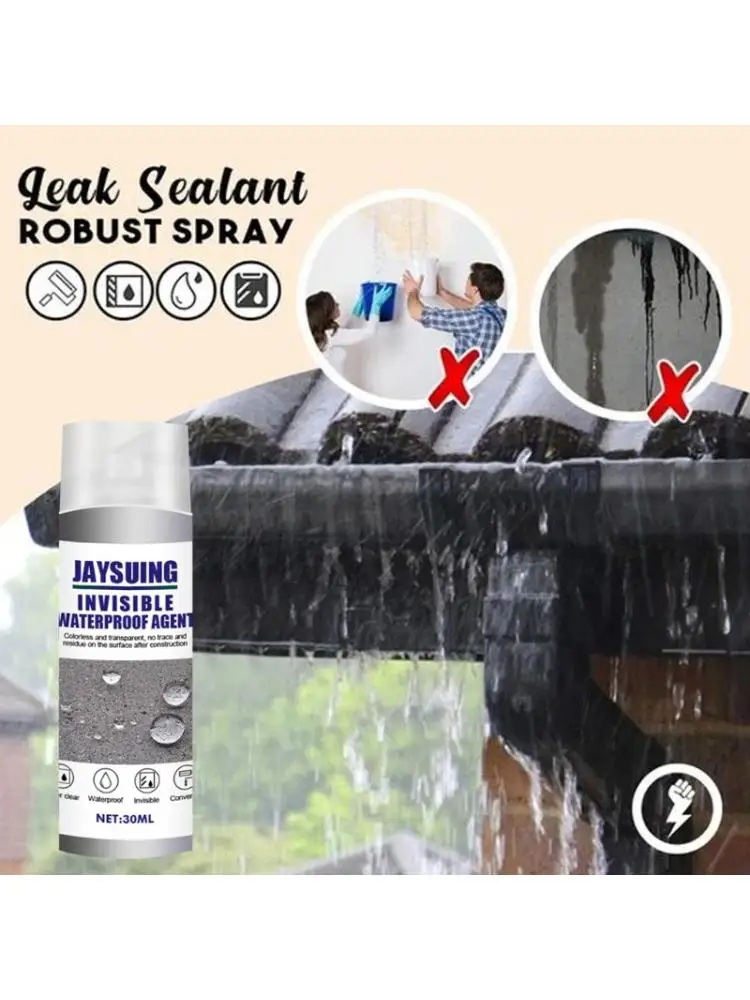 

Invisible Sealant Spray Anti-Leaking Wall Mending Waterproof Agent Repair 30ml