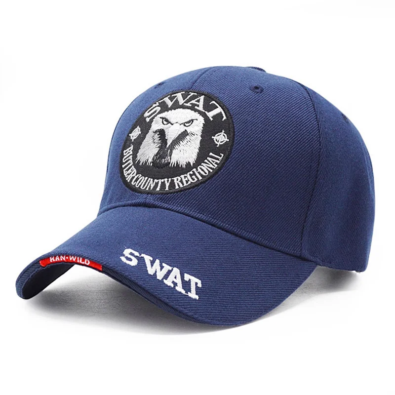 Новая брендовая мужская тактическая бейсбольная кепка Eagle SWAT, армейская бейсболка, хлопковая кепка, Регулируемая Мужская Уличная Бейсболка Кепка Gorras