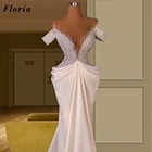 Дубай иллюзия, детское платье, платье для девочек с жемчугом 2021 Vestidos De Fiesta арабский знаменитостей вечерние платья Длинные Для женщин красной ковровой дорожки Бальные платья