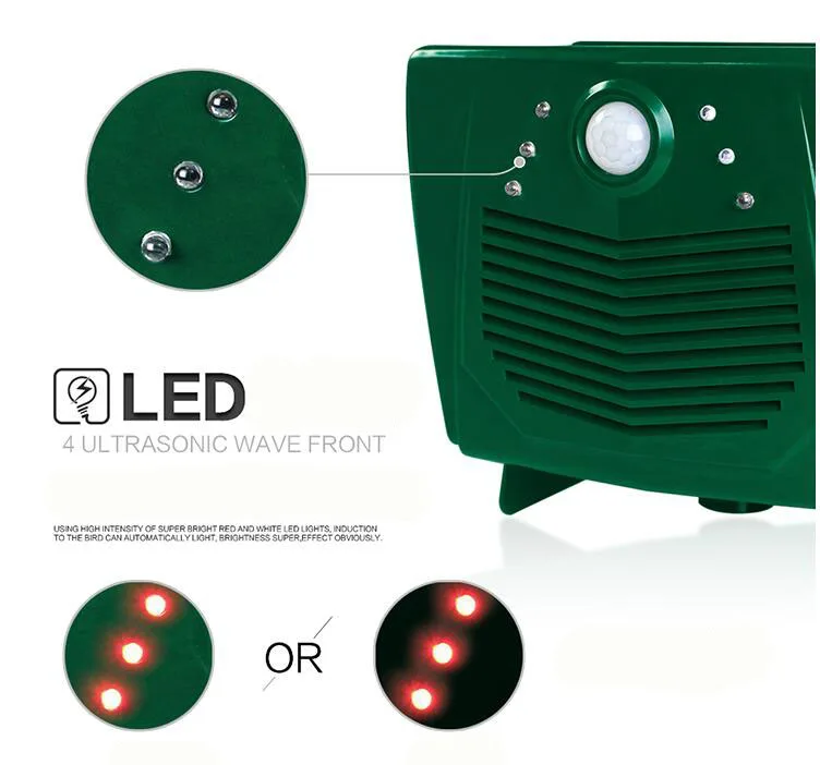 

Solar Voice Ultrasonic Bird Repellent,Orchard Fish pond Airport factory Granary to drive away birds Intelligently