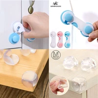 51020pcs baby safety silicone corner edge protector anticollision guards for kids plastic cabinet lock protection for children