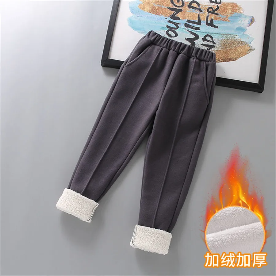 

Зимние штаны для девочек 2021, модные облегающие брюки, детские плотные теплые брюки, леггинсы для девочек с флисовой подкладкой, теплые брюки...