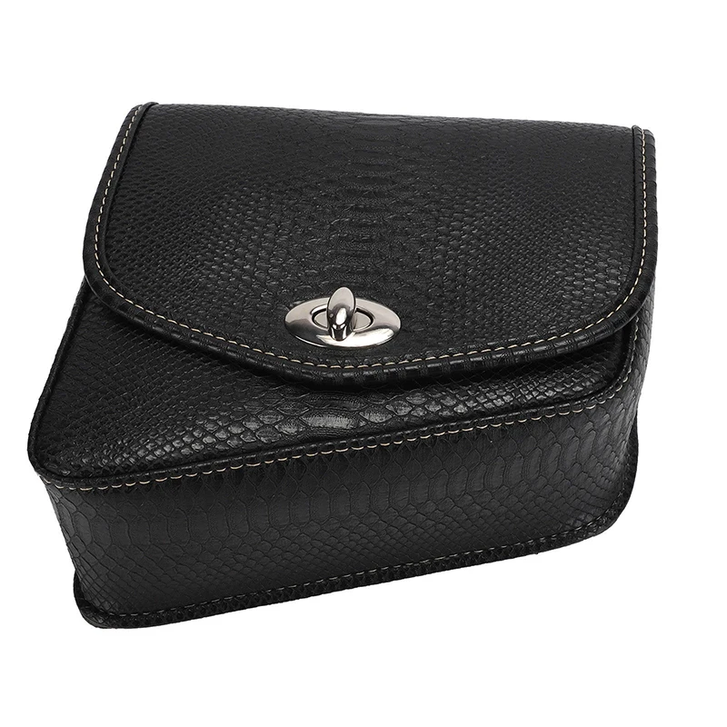 1 шт. правая мотоциклетная кожаная черная имитация крокодилового инструмента