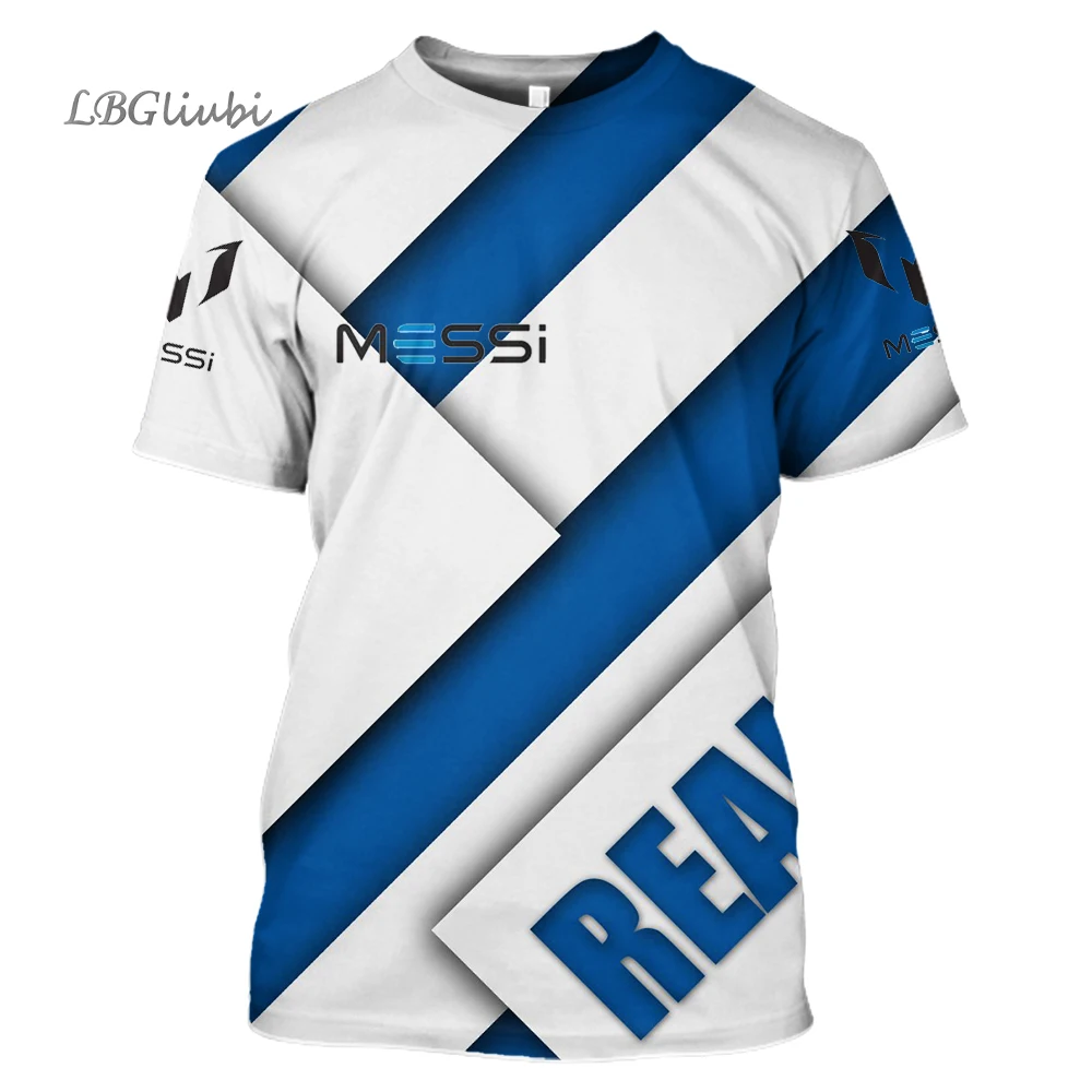 2019 новая спортивная футболка Messi 3D принты &quotФутбол&quot Толстовка для фанатов