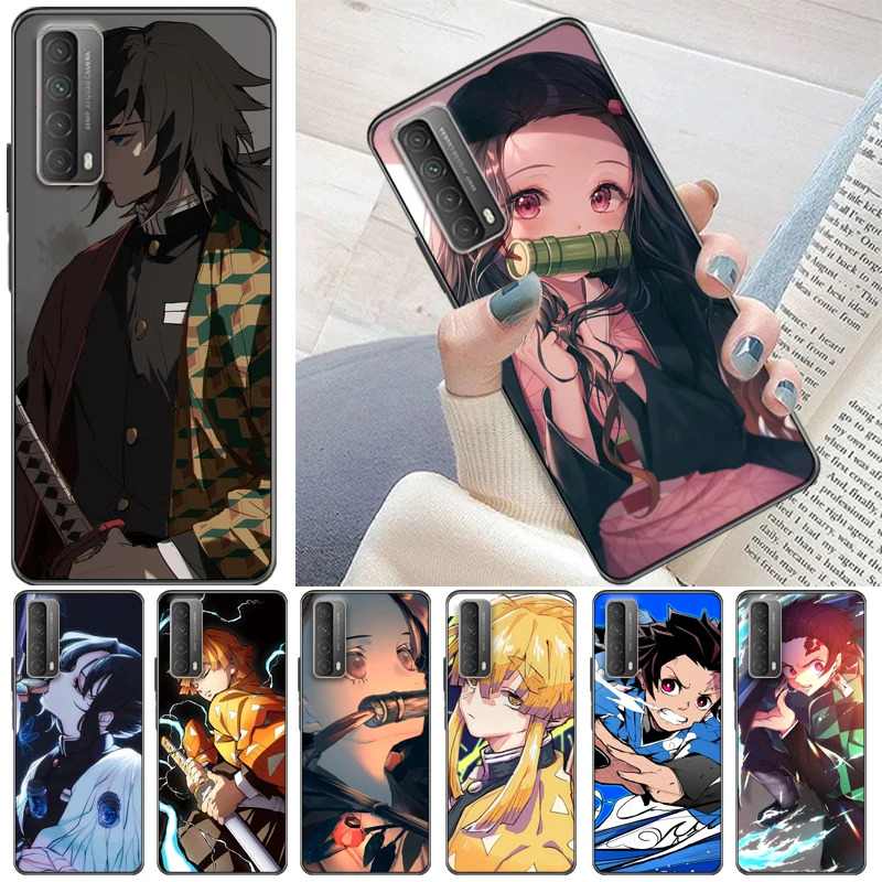 

Demon Slayer Kimetsu No Yaiba Kamado Nezuko Kamado Tanjirou Agatsuma Zenitsu Phone Case For Huawei P Smart Z 2019 2021 Funda
