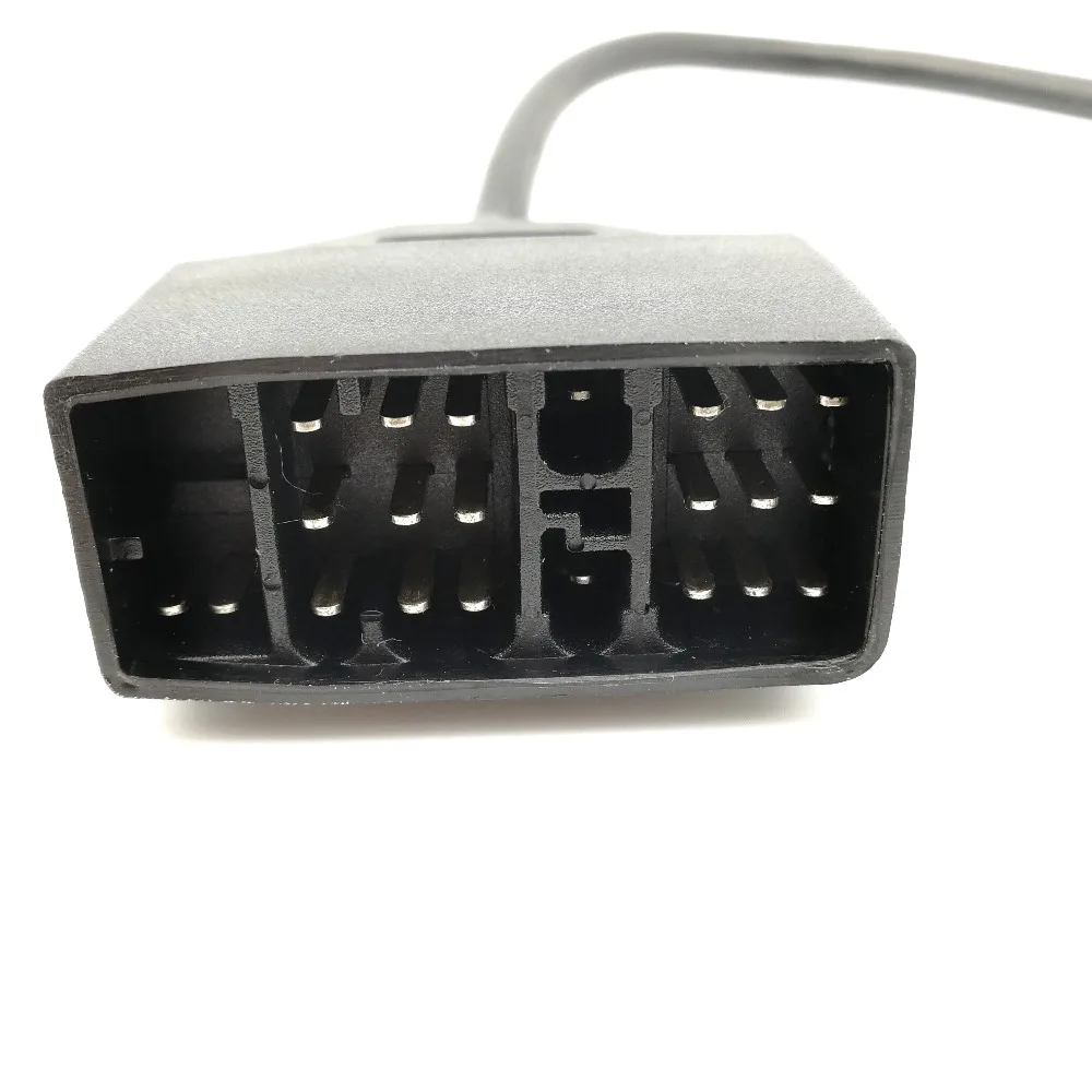 22pin к 16pin OBD1 для OBD2 Соединительный кабель адаптер OBD кабель для Тойота