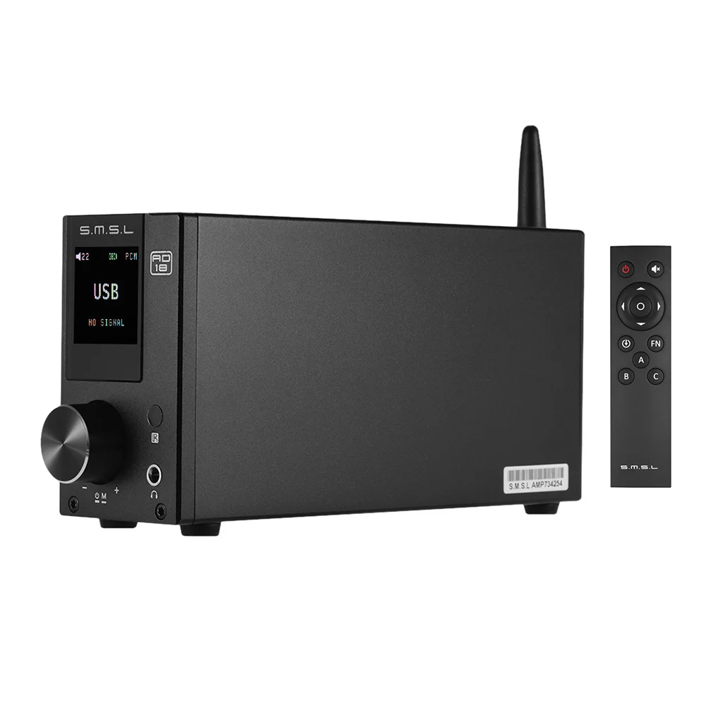 Полноразмерный цифровой декодер AD18 усилитель звука стерео для наушников с