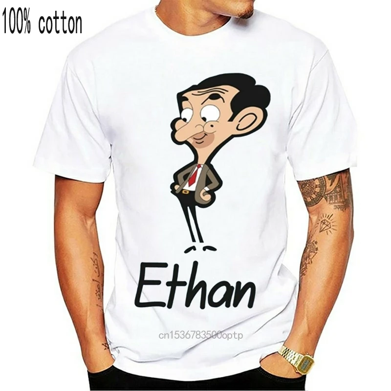 Персонализированный именной Mr Bean с героями из мультфильмов унисекс носки для