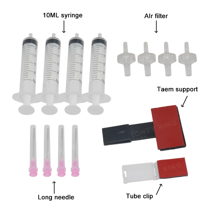 Toney King LC11 LC16 LC38 LC61 LC65 LC67 LC980 LC990 LC1100 CISS Ink Supply System For Brother DCP-J140W 145C 165C 185C Printer |