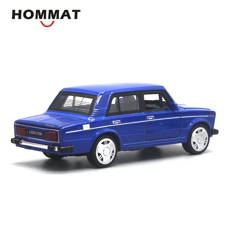 Hommate 1:32 Масштаб классический ВАЗ Лада 2106 модель автомобиля игрушка сплав металл литая модель игрушечного автомобиля Модель автомобиля подарок Автомобили Дети игрушки для детей