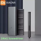 2021 Xiaomi Mi электрическая отвертка 24 в 1 Набор отверток магнитные биты коробка перезаряжаемый S2 алюминиевый сплав ручной инструмент Mijia