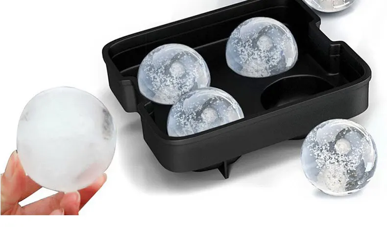 Огромные снежки для виски силиконовая форма ледяных шариков отверстие лоток