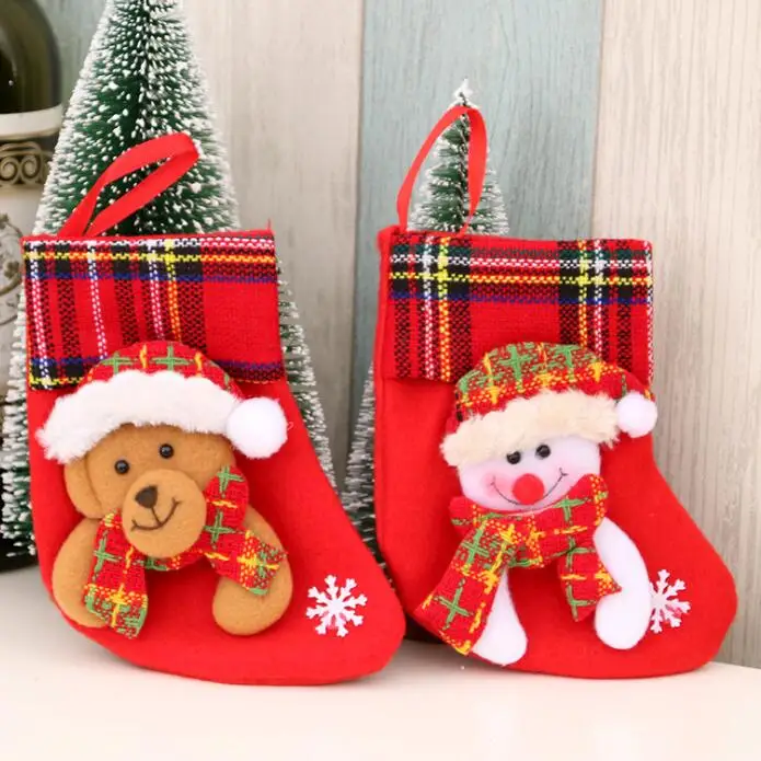 1 шт. Санта-Клаус Рождественская подвесная Елочная игрушка украшения красные