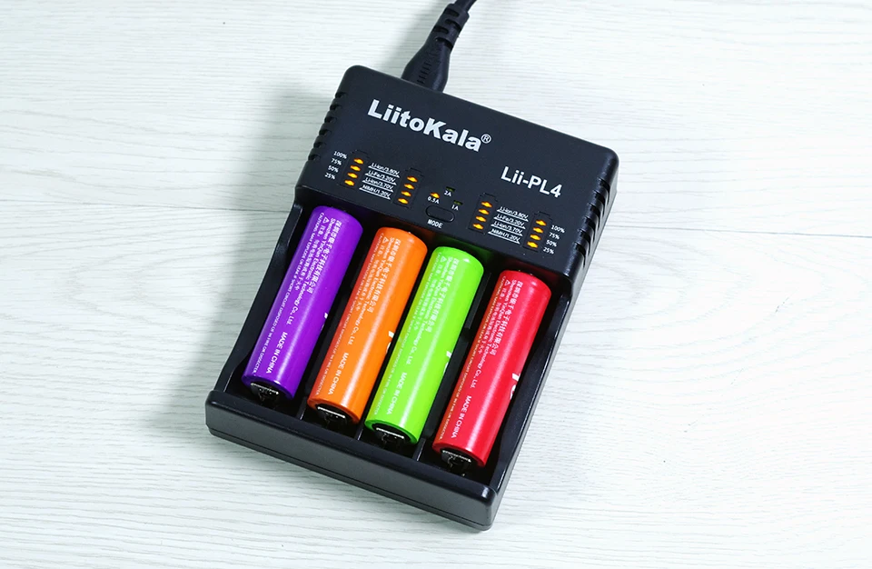 LiitoKala зарядное устройство для аккумуляторов 18650 21700 26650 18350 AA AAA быстрая зарядка Li ion