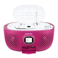 remote control portable cd player boombox speaker radio am fm top loading with headphone for musickids language learning tools