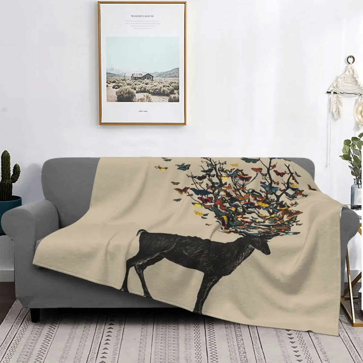 

Wild Nature Blanket Bedspread Bed Plaid Muslin Towel Blanket Summer Blanket Summer Bedspreads