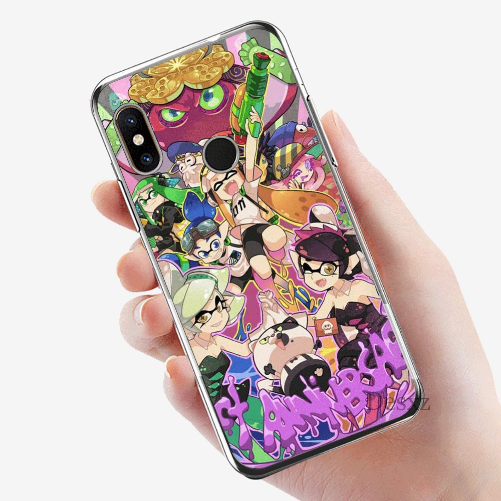 Чехол для телефона Xiaomi mi CC9 CC9E 9T x 2 S 6 8 9 SE A1 A2 5X 6X макс 3 A3 Pro Lite чехол Splatoon геймпада |