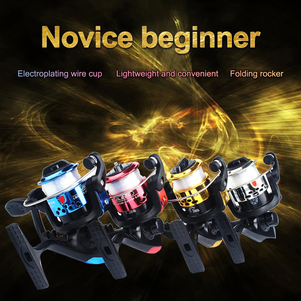 

Fishing Reels Small Reel Front Drag Spinning Reels 3BB 5.2:1 Feeder Coil Fishing Tackle Lightweight Fishing Reel for Beginners