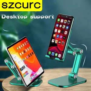 mobile phone stand desktop lazy tablet universal folding portable lifting metal office huawei ipad aluminum alloy support frame free global shipping