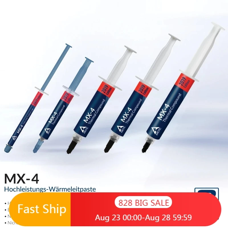 ARCTIC MX 4 Термопаста для ЦП с графическим процессором 8 5 Вт/мК графической карты 2 г 20