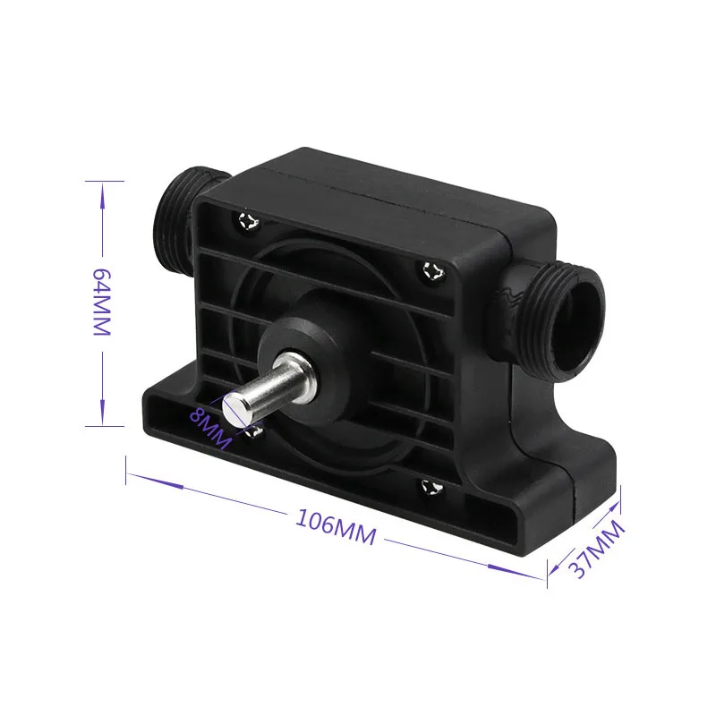 Насос для электродрели самовсасывающие переносные насосы 8 мм с круглой