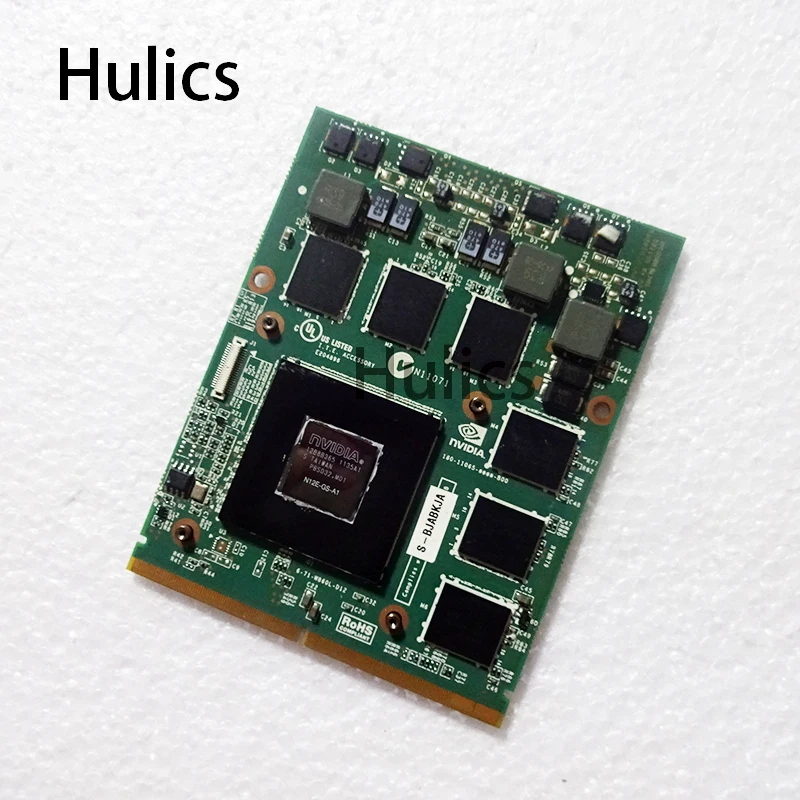 

Hulics Original GTX560M GTX 560M Video Card with X-Bracket For DELL M17X M18X MSI 16F1 16F2 N12E-GS-A1 Display Graphic Card