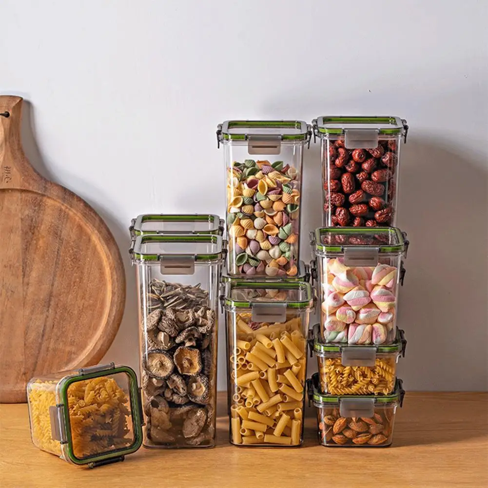 

Stackable Sealed Storage Tank PET Dried Fruit Jar Container Box Kitchen Tool