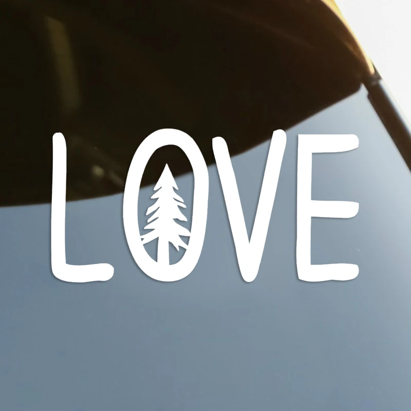 

Love Nature Die-Cut Vinyl Decal Car Sticker Waterproof Auto Decors on Car Body Bumper Rear Window Laptop Choose Size #S60656