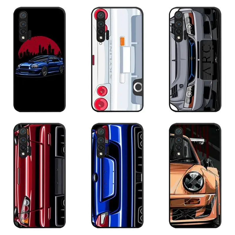 

Japanese drift sports car Phone Case For Huawei Nova 6se 7 7pro 7se honor 7A 8A 7C 9C Play