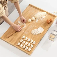 wooden cutting board durable kneading board pastry mat for rolling dough