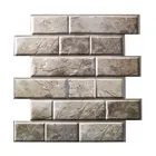 Самоклеящиеся 3d-наклейки в виде красного кирпича для плитки, наклейки на стену, украшение для гостиной, телевизора, ванной комнаты, обои с защитой от столкновений 2021